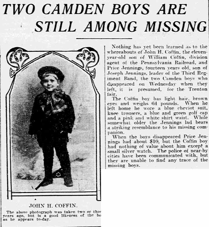 Philadelphia Inquirer, October 4, 1902 — Paul Woodward case