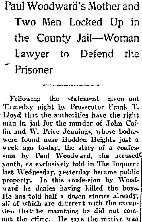 Philadelphia Inquirer, October 11, 1902 — part 1