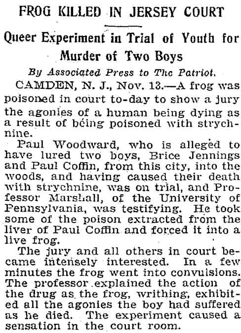 Philadelphia Inquirer, November 14, 1902