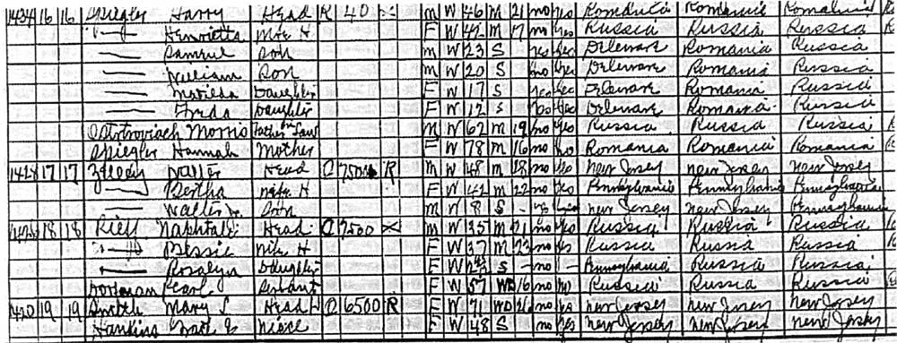 1930 Census — detail rows, part 2