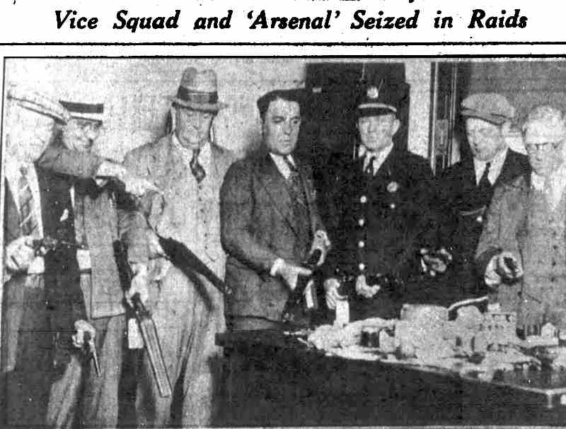 Camden Courier-Post, June 3, 1930 — lineup photo