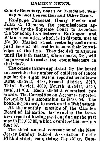 Philadelphia Inquirer, June 2, 1885 — part 1