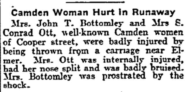 Philadelphia Inquirer, May 22, 1903 — Mrs. S. Conrad Ott