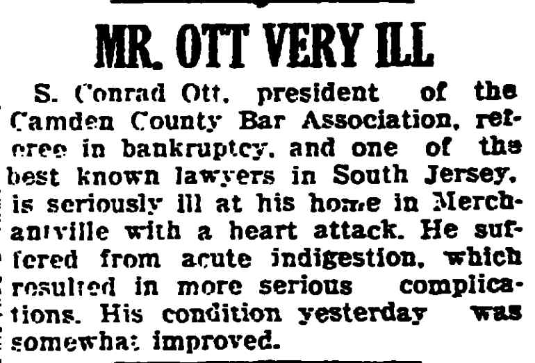 Bridgeton Evening News, July 19, 1922
