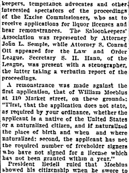 Philadelphia Inquirer, December 20, 1900 — continued