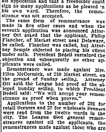 Philadelphia Inquirer, December 20, 1900 — continued