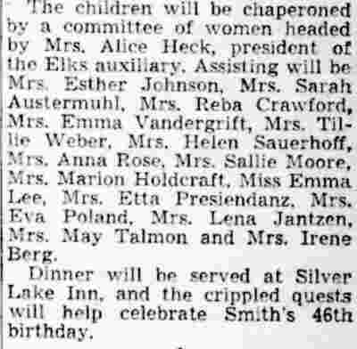 Camden Courier-Post, July 3, 1941 — Crippled Children to Be Feted Monday, page 2