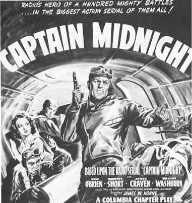 Captain Midnight (1942) promotional poster