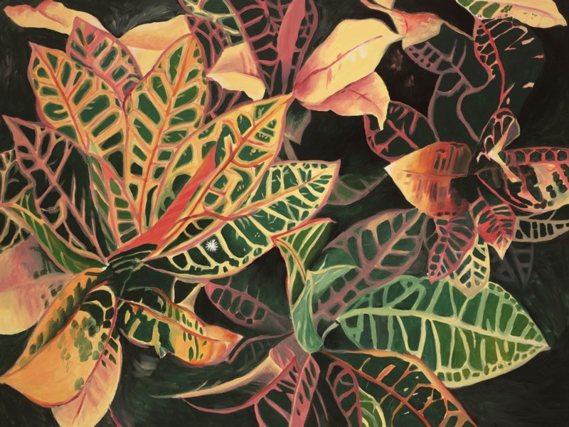Leaves — painting by Judy Swerlick