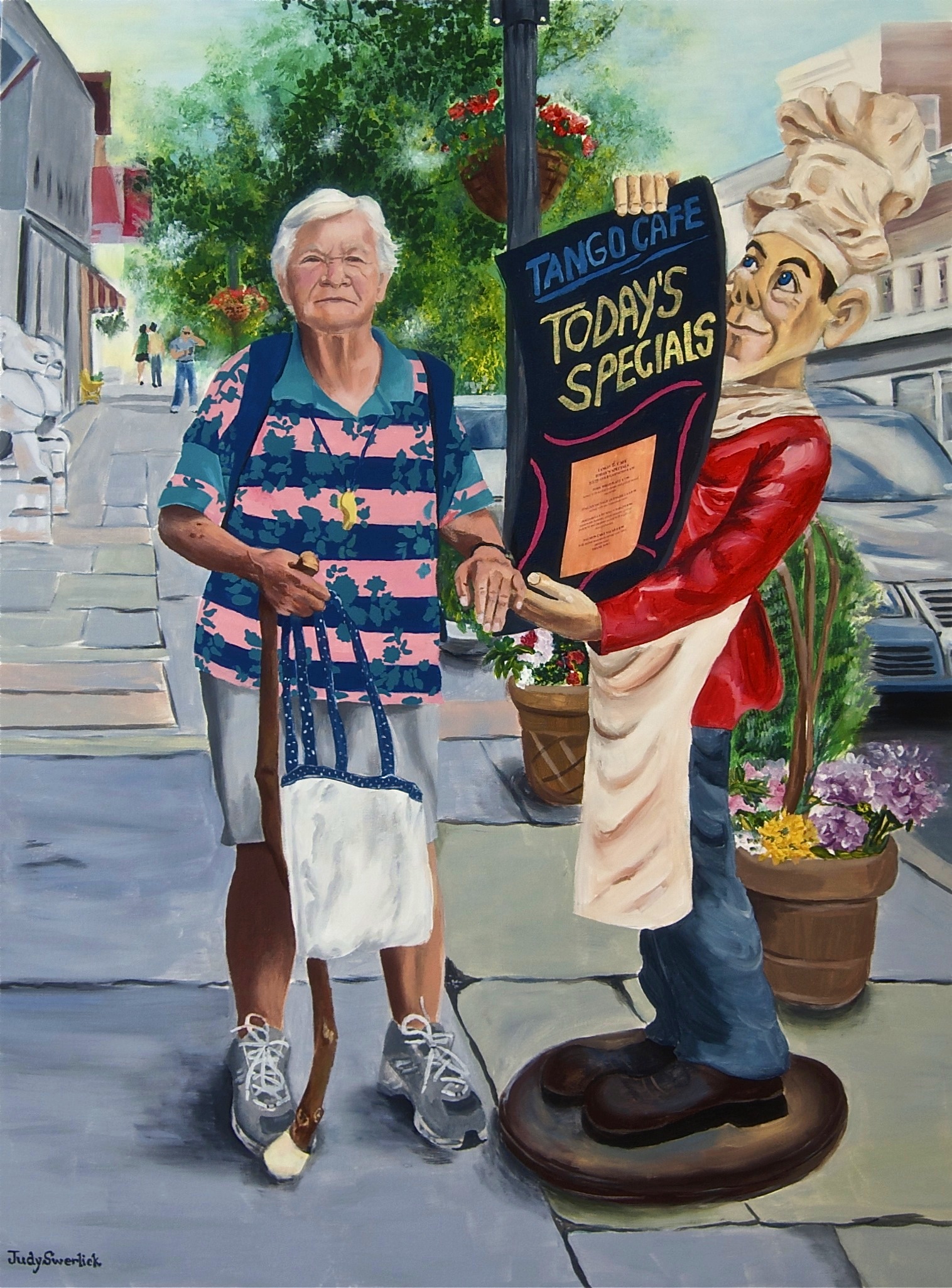 Saugerties — painting by Judy Swerlick