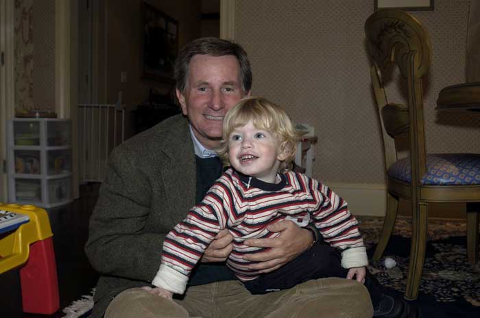 Herbert T. Vederman and grandson Bennett Vederman
