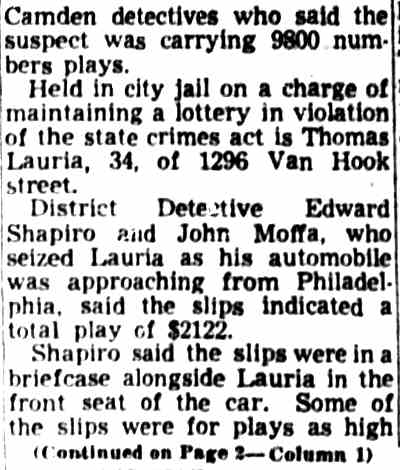 Thomas Lauria case continued