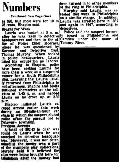 Thomas Lauria case continued
