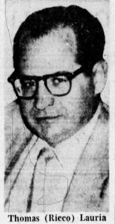 Thomas Lauria portrait, Camden Courier-Post, March 28, 1960