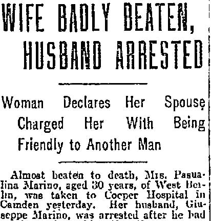 Philadelphia Inquirer, May 4, 1914 — Troncone clipping, part 1