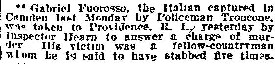 Philadelphia Inquirer, May 21, 1911 — Troncone clipping