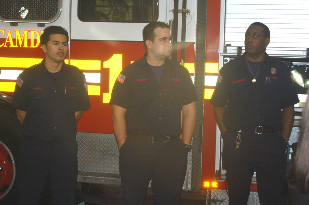 Firefighter Guzman, Firefighter Frontado, and Firefighter Broadwater, December 9, 2007