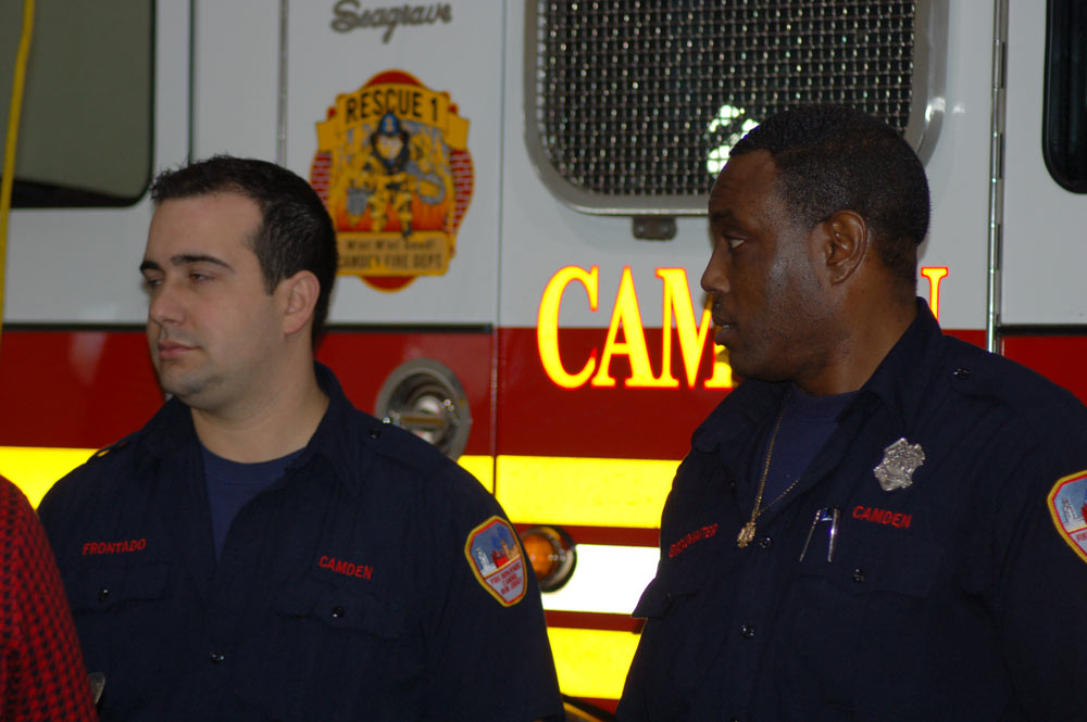Firefighter Frontado and Firefighter Broadwater, December 9, 2007