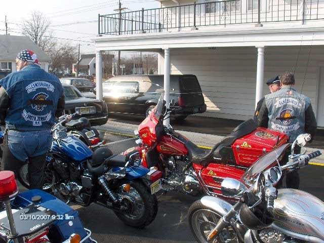 Centurions Motorcycle Club at Terry's viewing