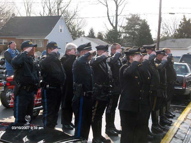 Leaving the funeral home
