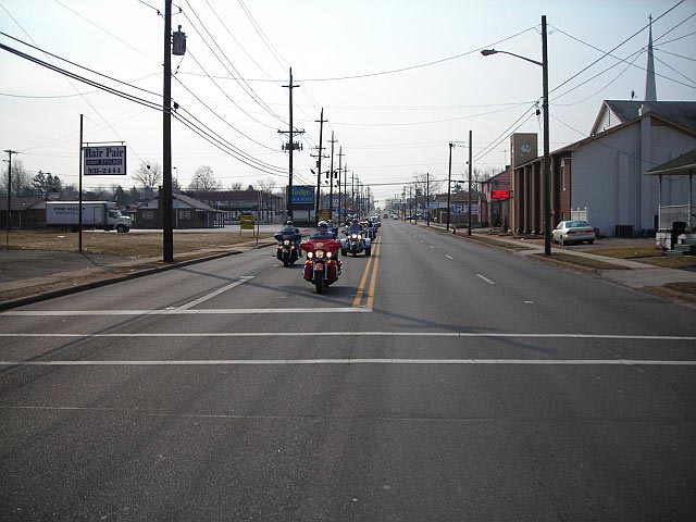 Terry's funeral procession, March 10, 2007