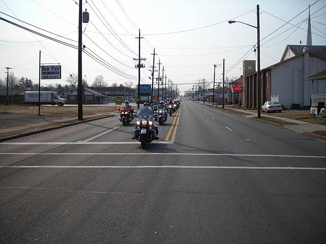 Terry's funeral procession, March 10, 2007