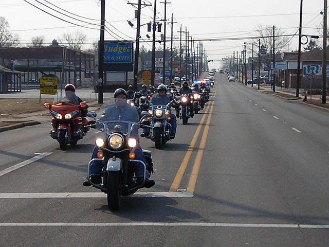 Terry's funeral procession, March 10, 2007