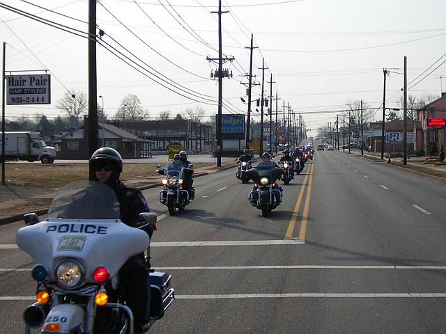 Terry's funeral procession, March 10, 2007