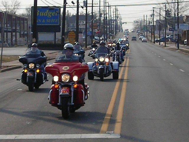 Terry's funeral procession, March 10, 2007