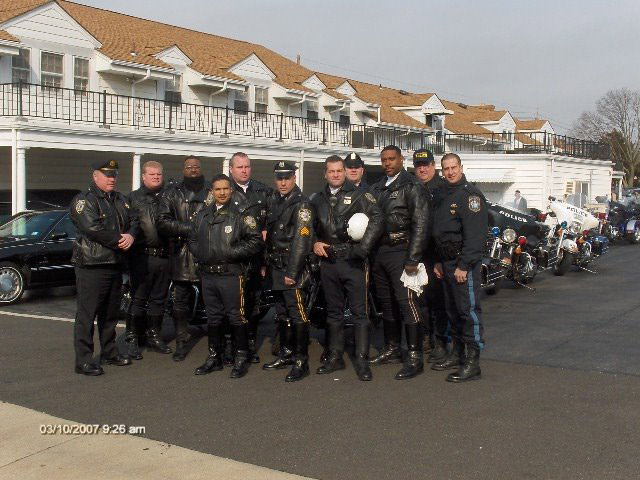 Camden Police Department detail at Terry's viewing