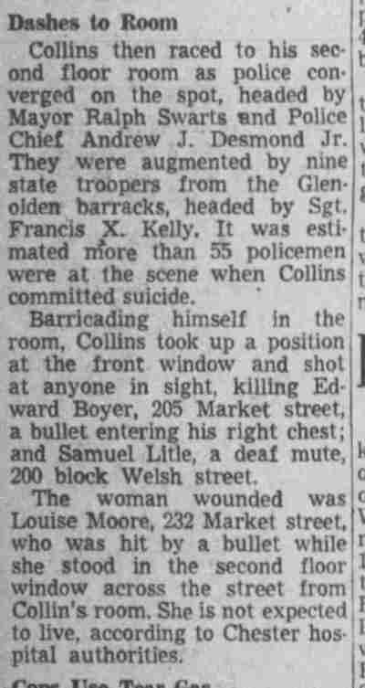 Shooting Maniac Slays 7, Ends Life in Chester, part 4