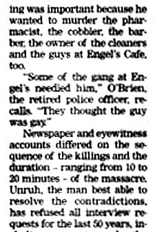 East Camden's 'Walk of Death' as Nation's First Mass Killing - Camden Courier-Post - August 22, 1999