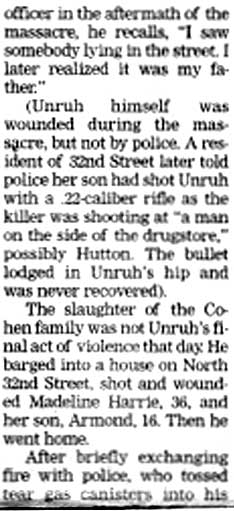 East Camden's 'Walk of Death' as Nation's First Mass Killing - Camden Courier-Post - August 22, 1999