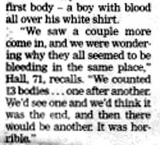 East Camden's 'Walk of Death' as Nation's First Mass Killing - Camden Courier-Post - August 22, 1999