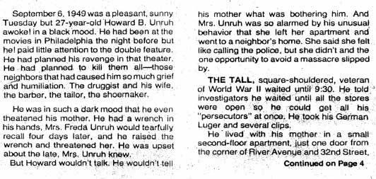 …He Left a Trail of Death - Camden Courier-Post - September 7, 1974