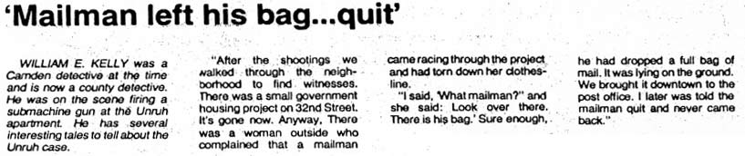 Mailman left his bag…quit. Camden Courier-Post - September 7, 1974