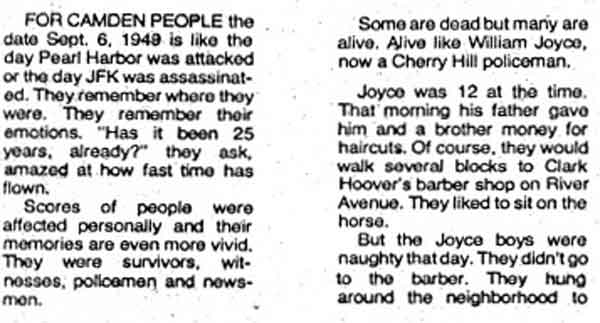 The Kids…The Breadman…The Cop… - Camden Courier-Post - September 7, 1974