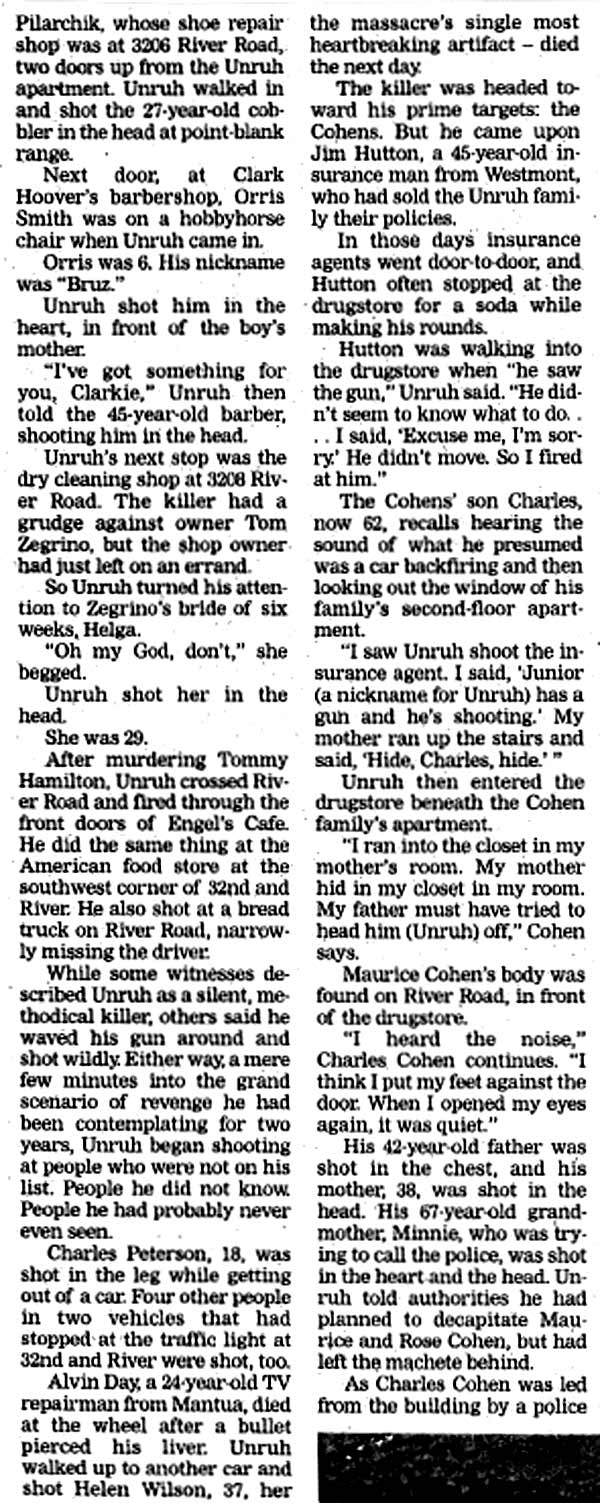 East Camden's 'Walk of Death' as Nation's First Mass Killing - Camden Courier-Post - August 22, 1999