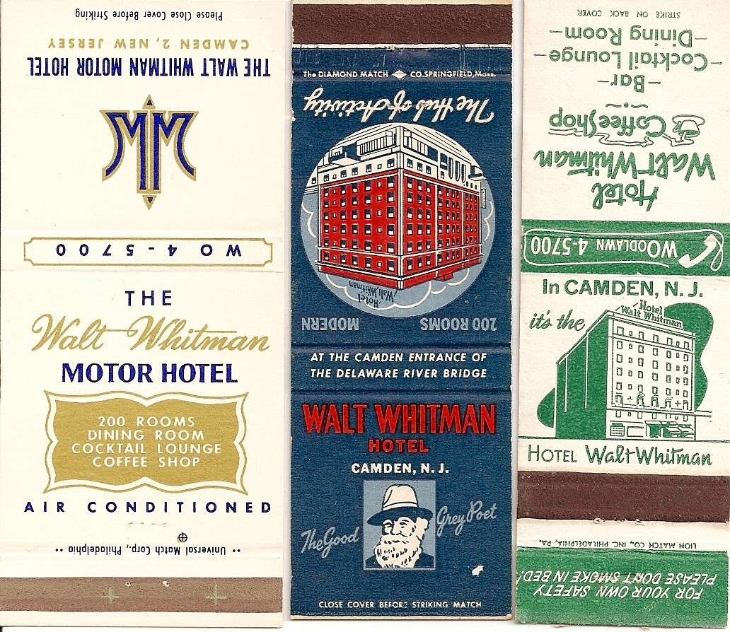 Hotel Walt Whitman matchbook