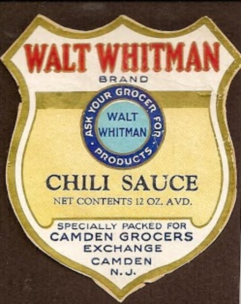 Private Label 'Walt Whitman Brand' products packed and distributed by Camden Grocers Exchange
