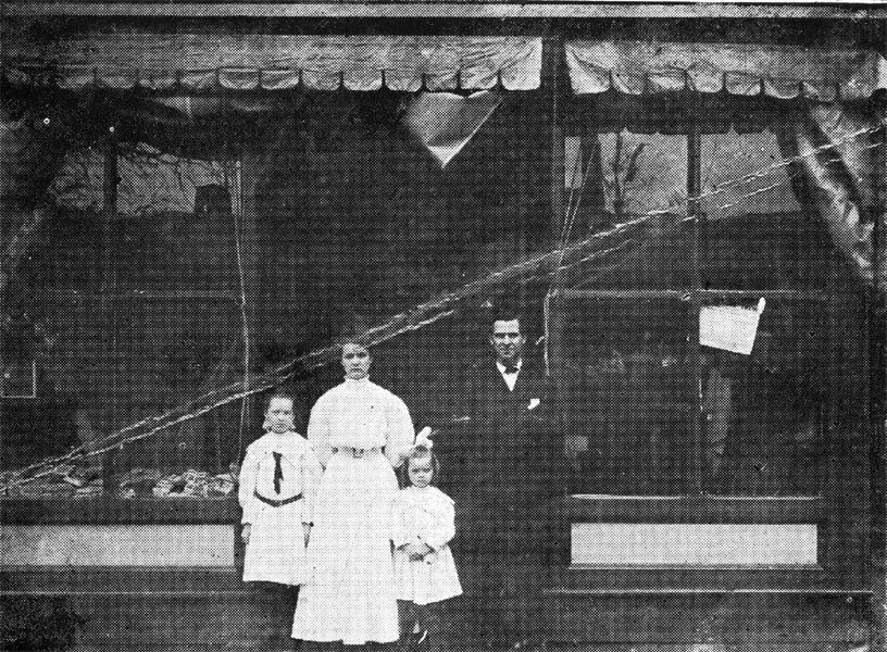 The Barber Shop at Millville, N.J. Rev. and Mrs. Hackett and daughters