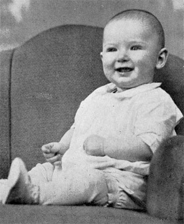 Baby Gilmore, born September 2, 1936, grandson of Rev. and Mrs. Hackett
