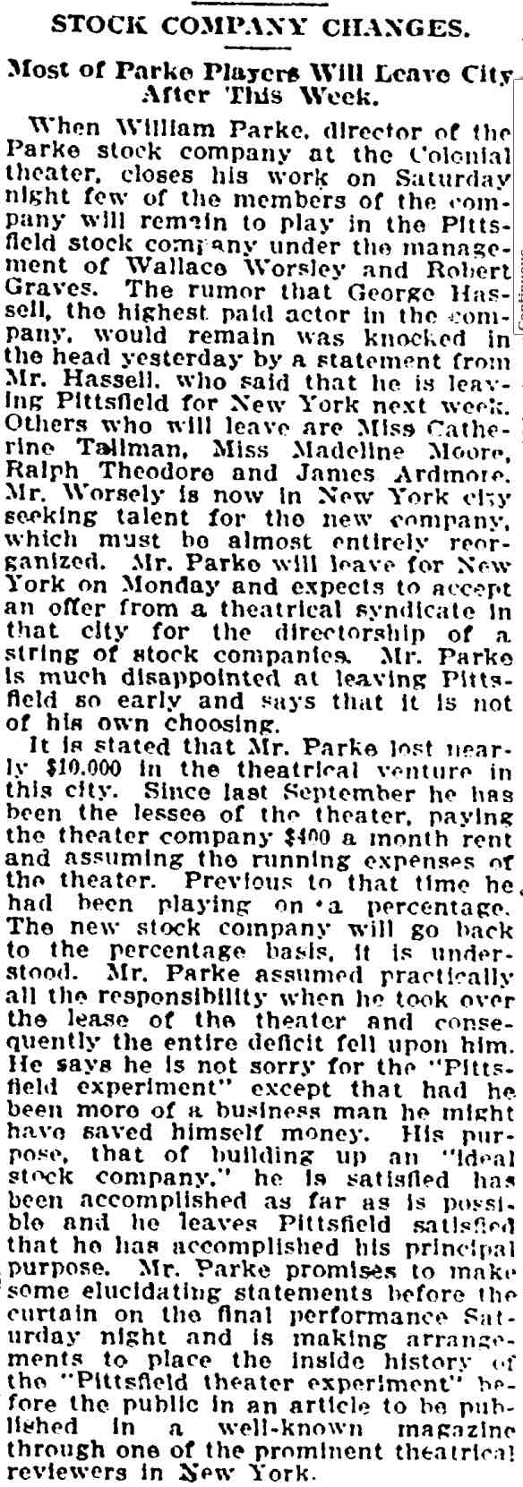 Springfield Union, Springfield, Massachusetts, July 12, 1913