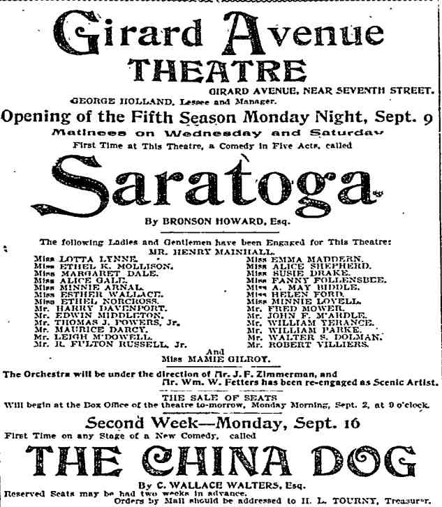 Philadelphia Inquirer, September 1, 1895, part 1