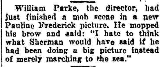 Denver Post, November 12, 1919 — Pauline Frederick