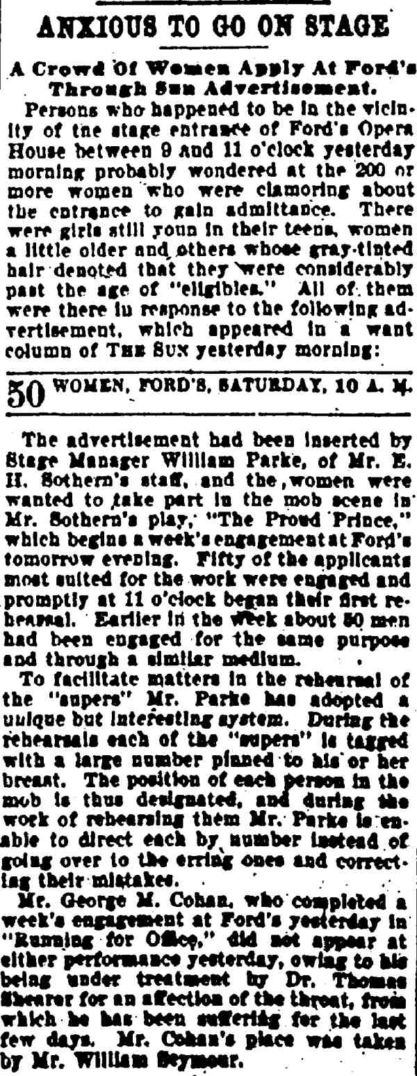 Baltimore Sun, January 12, 1903