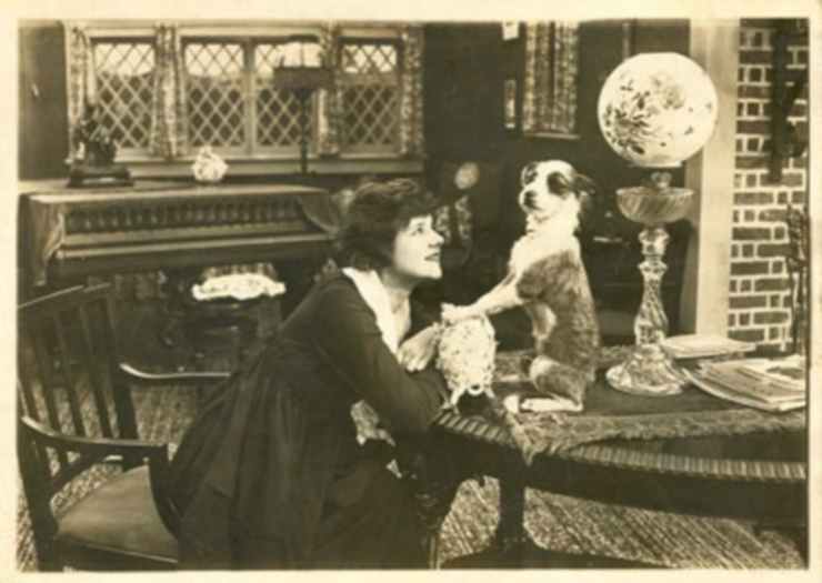 Gladys Hulette and Panthus the Pup in Prudence the Pirate