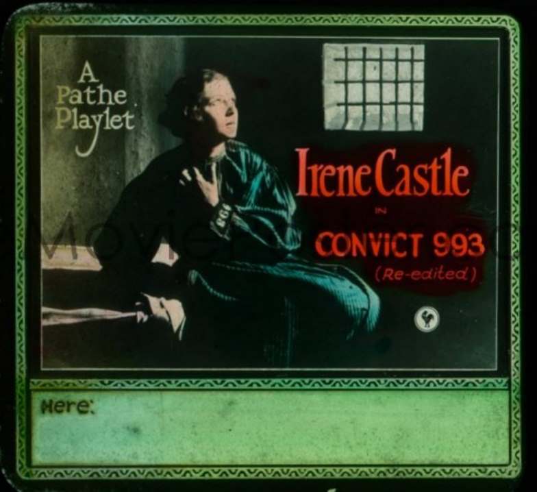 Convict 993 (1918) lantern slide