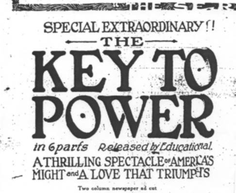 The Key to Power (1920) advertisement