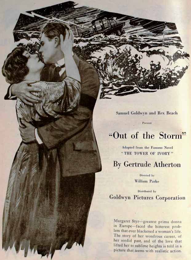 Out of the Storm (1920) advertisement, part 1